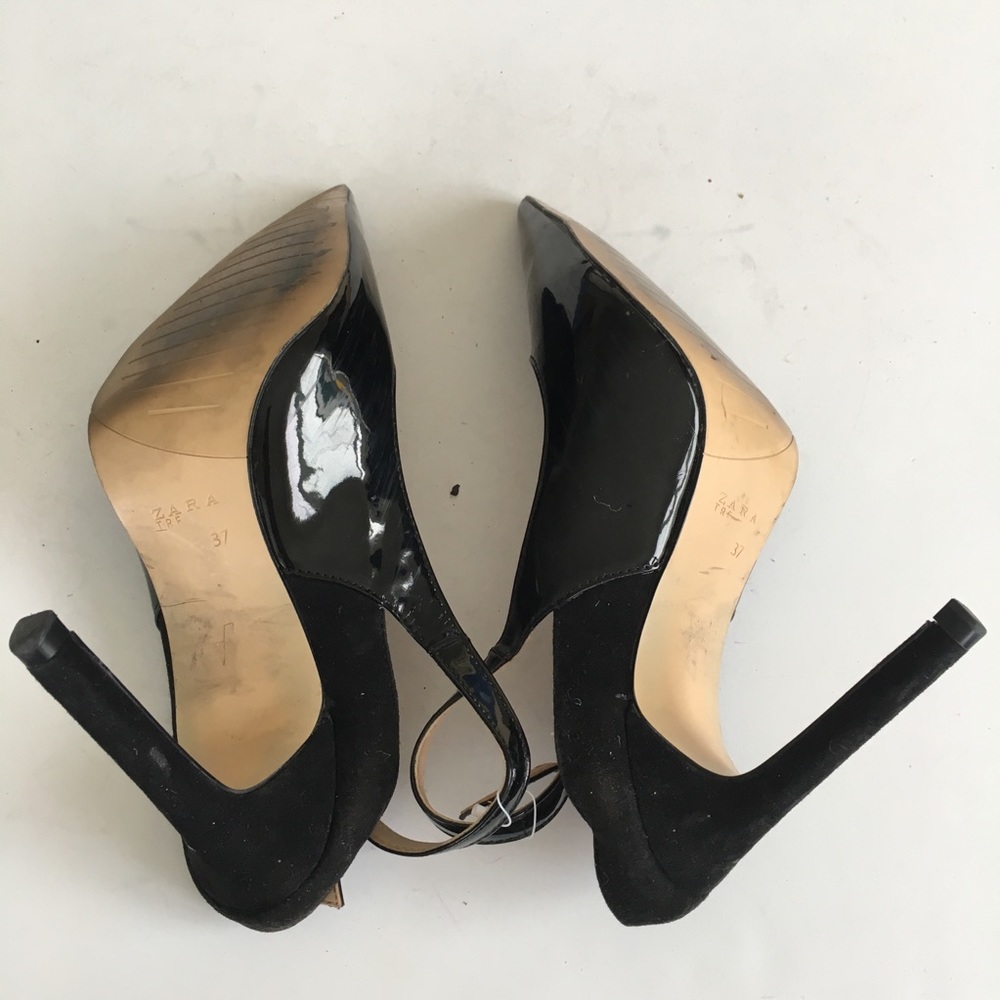 Zara pointy toe singleback Heel size 37 - Picture 5 of 6